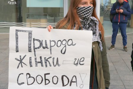 В Одессе в честь 8 Марта прошел Марш женщин (фоторепортаж)