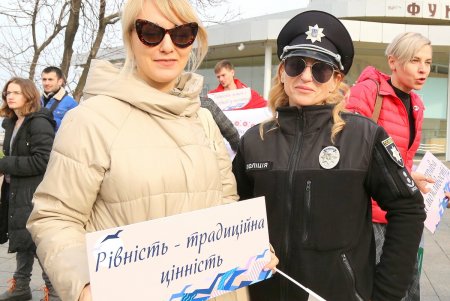В Одессе в честь 8 Марта прошел Марш женщин (фоторепортаж)