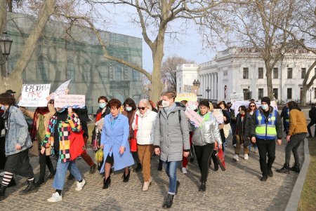 В Одессе в честь 8 Марта прошел Марш женщин (фоторепортаж)