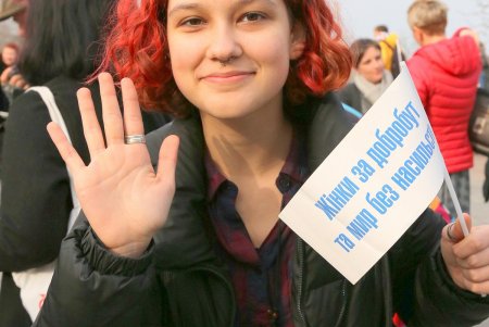 В Одессе в честь 8 Марта прошел Марш женщин (фоторепортаж)