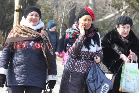 Празднование Масленицы в парке Шевченко (фоторепортаж)