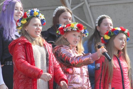Празднование Масленицы в парке Шевченко (фоторепортаж)