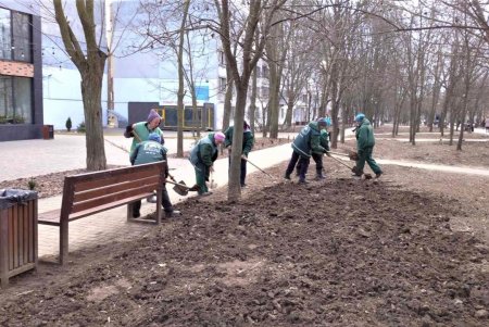 Озеленители приступили к традиционным весенним работам (фото)