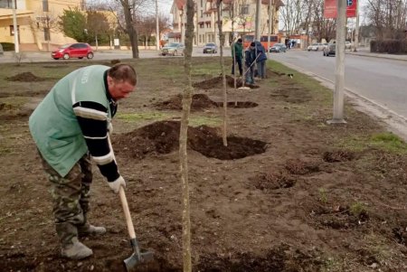 Коммунальщики каждый день дезинфицируют 90 детских площадок, расположенных в парках и скверах (фото)