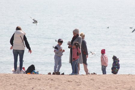 Одесситы проводят воскресенье в Лузановке (фоторепортаж)