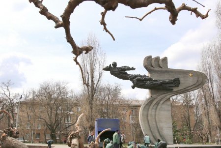 Маргаритки, виолы, незабудки: озеленители высаживают весенние композиции цветов на городских клумбах (фоторепортаж)