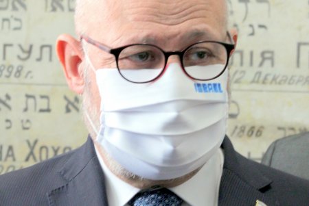 Открытие исторических часов над входом в приемное отделение Еврейской больницы (фоторепортаж)
