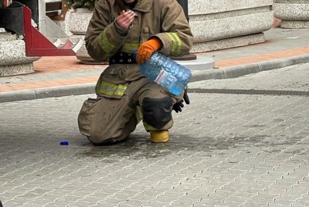Огонь охватил офисное помещение на 24-м этаже ЖК «Апельсин»: жильцов эвакуировали (фото, видео, обновлено)
