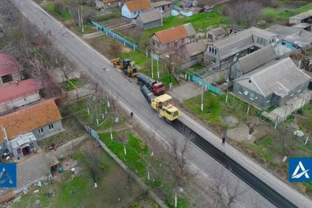 На севере региона ремонтируют участок трассы между двумя селами (фото)