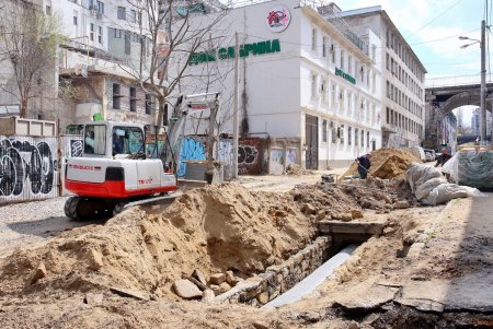 Ход капитального ремонта Деволановского спуска (фоторепортаж)