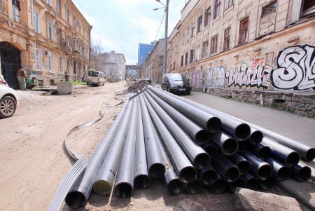 Ход капитального ремонта Деволановского спуска (фоторепортаж)