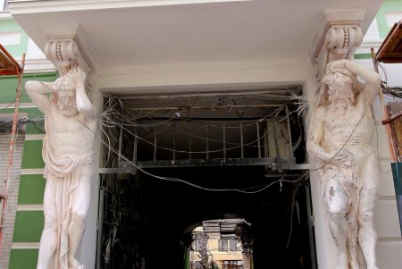 В историческом центре ремонтируют фасады (фоторепортаж)