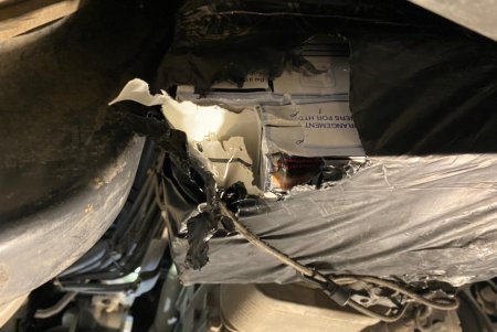 Служебный пес пограничников помог выявить табачную контрабанду в паромном пункте пропуска «Орловка» (фото, видео)