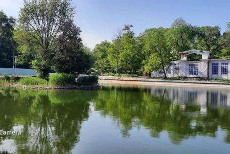 В Дюковском саду наполнили малый пруд водой после чистки (фото)