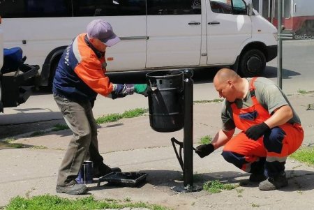 В двух районах города демонтированы незаконно установленные юнипаркеры (фото)