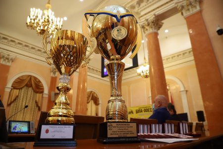 Мэр Одессы наградил чемпионов спортивной школы им. Бориса Литвака (фото, видео)