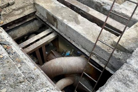 В Одессе проводится ремонт двух участков магистральных теплосетей (фото)