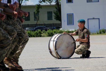 Одесские морские пехотинцы готовятся к параду, приуроченному ко Дню Независимости (фото)