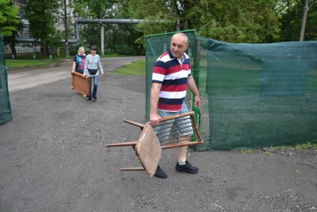 В микрорайоне «Школьный» открыли площадку для крупногабаритного мусора