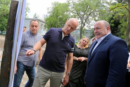 Строительство детского Дома творчества в Киевском районе (фоторепортаж)