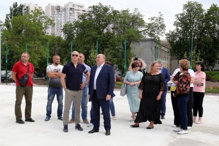Строительство детского Дома творчества в Киевском районе (фоторепортаж)