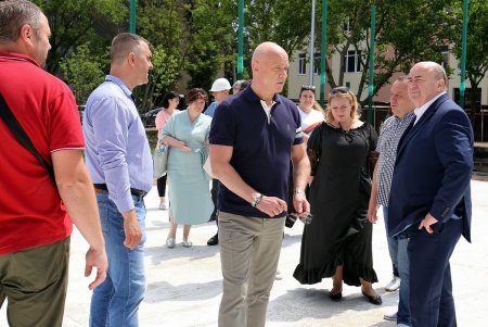 Строительство детского Дома творчества в Киевском районе (фоторепортаж)