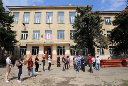 Строительство детского Дома творчества в Киевском районе (фоторепортаж)