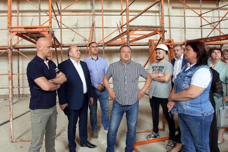 Строительство детского Дома творчества в Киевском районе (фоторепортаж)