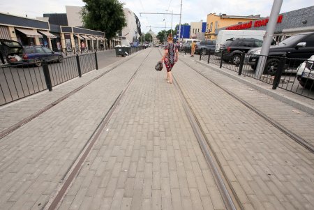 Ремонт Новощепного ряда вышел на завершающую стадию (фоторепортаж) 