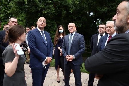 Министр иностранных дел Греции с рабочим визитом в Одессе (фоторепортаж)