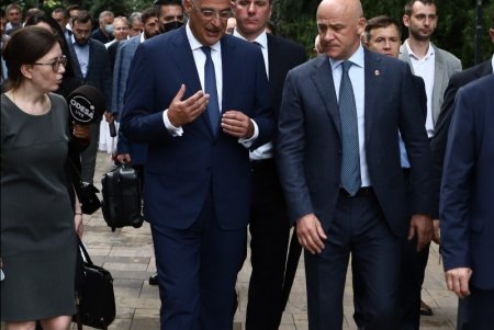 Министр иностранных дел Греции с рабочим визитом в Одессе (фоторепортаж)