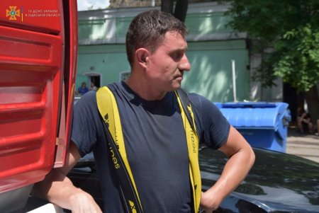 Спасателей Одесского региона показали на фото, сделанных сразу после ликвидации чрезвычайных ситуаций (фото)