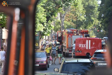 В памятнике архитектуры в центре Одессы горела квартира (обновлено)
