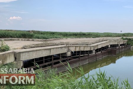Аварийный мост на дороге между Килией и Измаилом проваливается: по нему могут ездить только легковушки (фото)