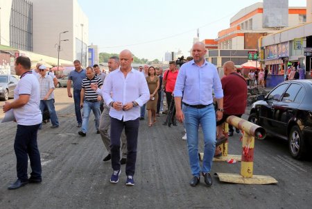 Ход капремонта улицы Екатерининской в районе «Привоза»  (фоторепортаж)