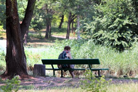 Жаркий воскресный день в Дюковском саду (фоторепортаж)