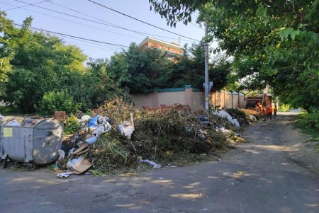 В очередной раз ликвидирована стихийная свалка на Таирова (фото)