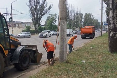 Уборка полос безопасности, покос травы и демонтаж незаконных ограничителей скорости: итоги работы коммунальных служб за день (фото)