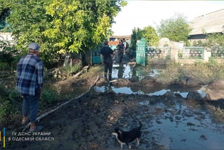 Последствия проливных дождей ликвидировали спасатели в Одесской области (фото)