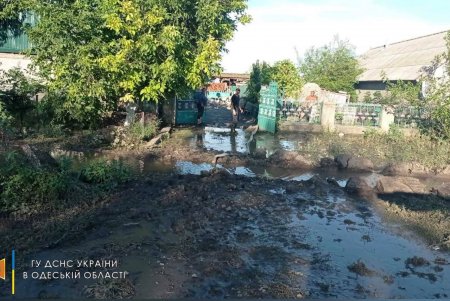 Последствия проливных дождей ликвидировали спасатели в Одесской области (фото)