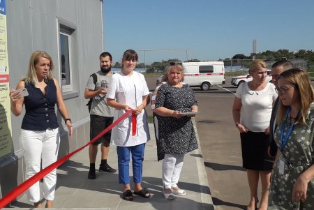 Центр массовой вакцинации от COVID-19 открылся на территории одесского аэропорта: работает без выходных (фото)