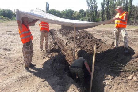 На 6-м километре Овидиопольской дороги найдено еще 23 расстрельных ямы с человеческими останками (фото)