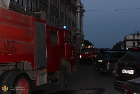 В центре Одессы горел подвал ресторана (фото)
