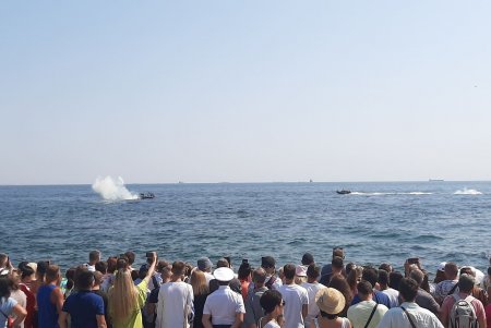 В Одессе состоялся военно-морской парад в с привлечением кораблей и авиации (фото, видео)