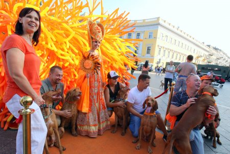 В Одессе прошел пятый юбилейный фестиваль «Рыжий город» (фоторепортаж)