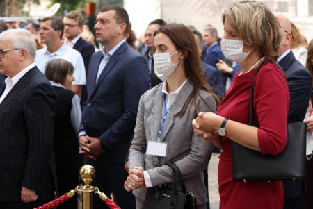 Возле одесской мэрии состоялось открытие указателя города-партнера Момбасы (фото)