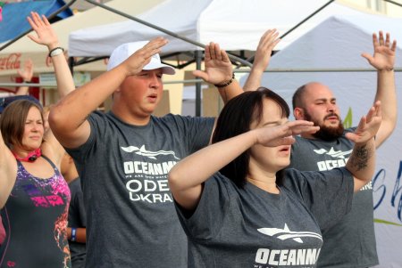 На Ланжероне стартовали ежегодные соревнования по плаванию «Oceanman Odesa – 2021» (фоторепортаж)