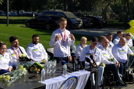 В Одессу после олимпиады в Токио прибыли спортсмены-паралимпийцы (фото)