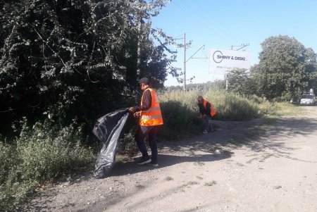 Коммунальщики ликвидировали стихийные свалки в Малиновском районе 