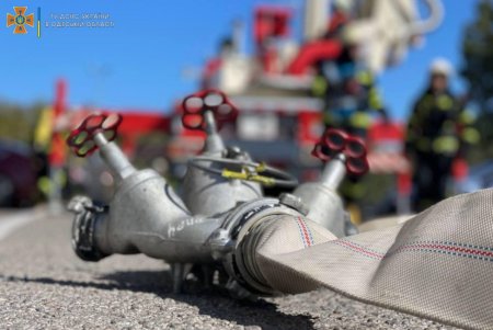 Пожарные тушили условное возгорание в Одесской обладминистрации  